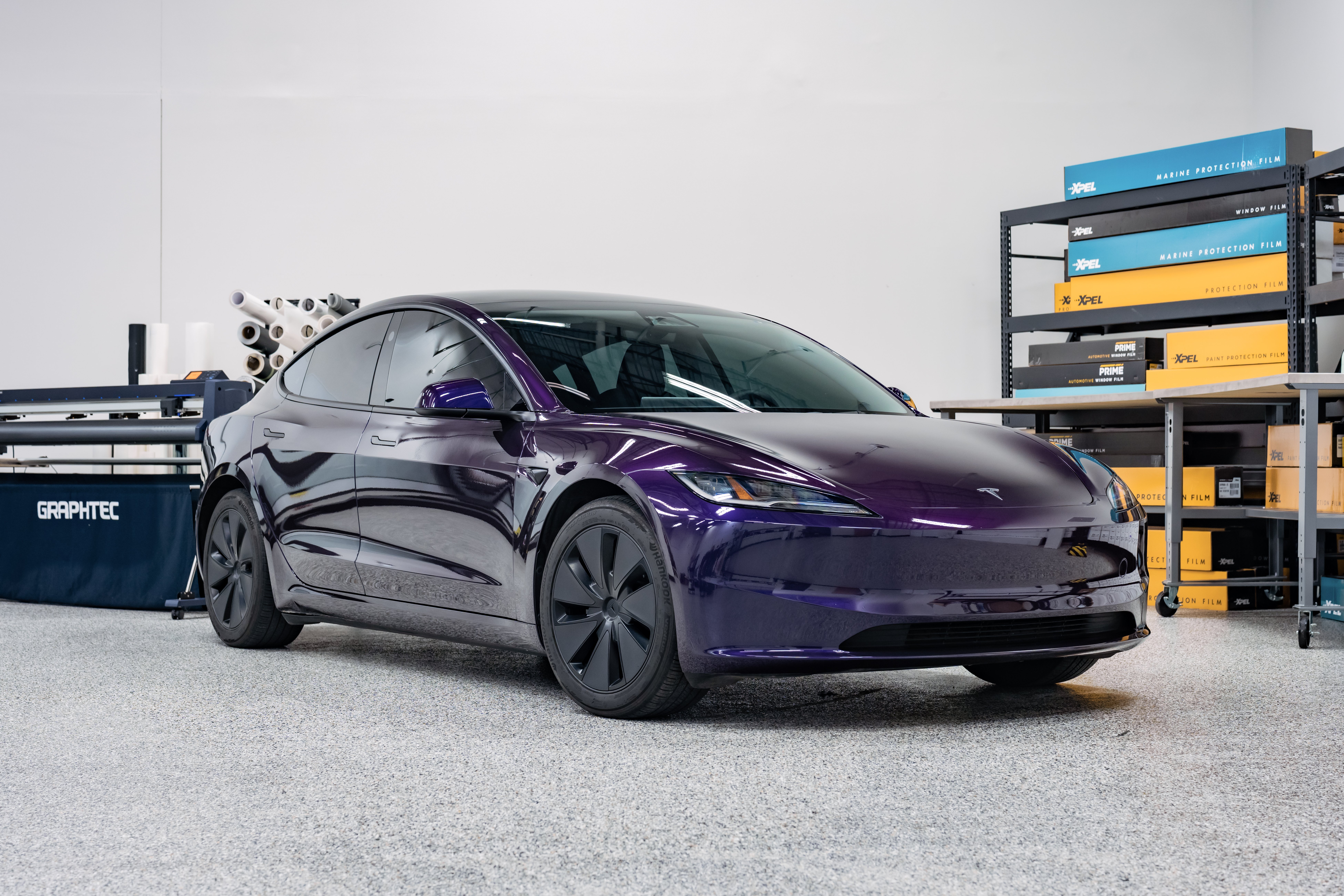 XPEL Purple Plum Install 2025-110