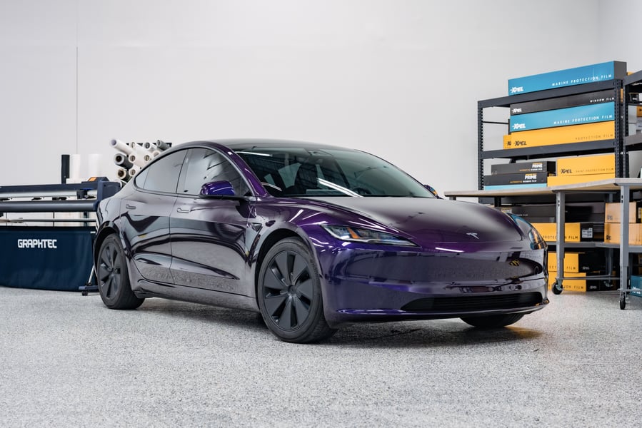 XPEL Purple Plum Install 2025-110